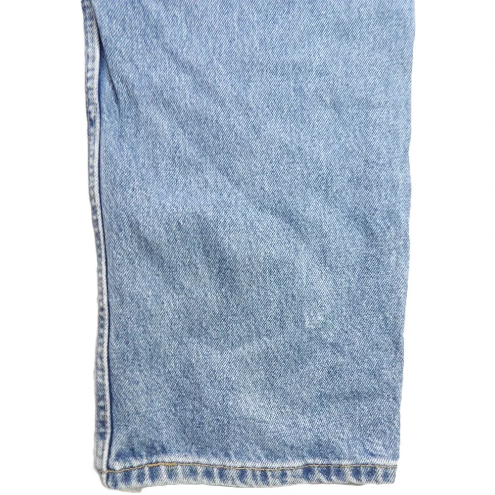 VTG Levis 540 Jeans Men 42x32 Blue Relaxed Fit Brown Tab USA Made 90s Baggy Wide